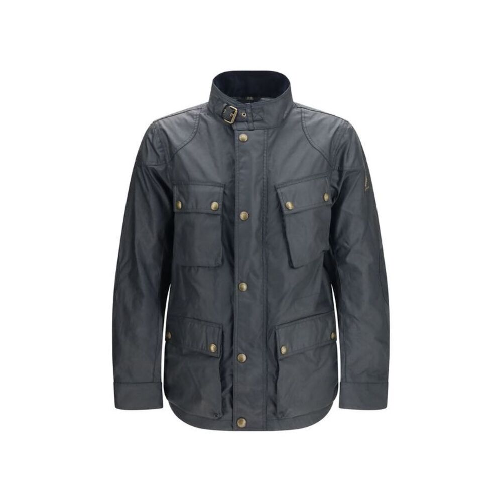 Belstaff Blue Cotton Shell Men's Jacket
